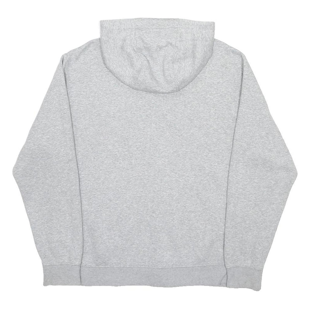NIKE Mens Grey Full Zip Hoodie M Cotton Blend Casual Everyday Sweatshirt