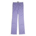 JOSEPH Womens Cotton Blend Purple Regular Straight Trousers W28 L34 Elegant