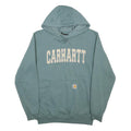 CARHARTT Mens Green Pullover Hoodie S Cotton Blend Casual Streetwear