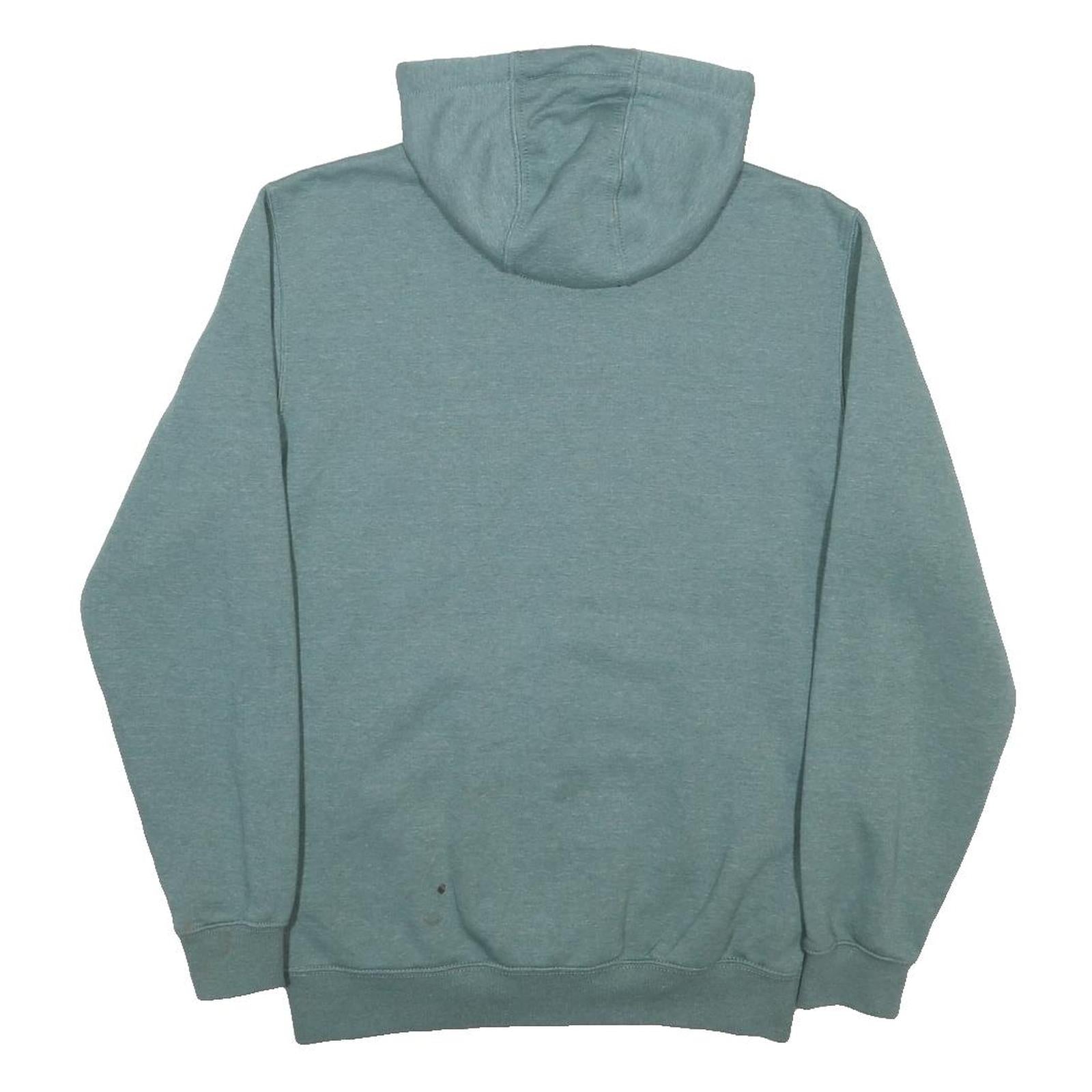 CARHARTT Mens Green Pullover Hoodie S Cotton Blend Casual Streetwear