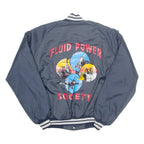 BUTWIN Mens Varsity Jacket Blue L