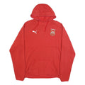 PUMA Mens Red Hoodie XL Stourbridge FC Cotton Blend Pullover Sweatshirt