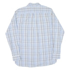 TOMMY HILFIGER Mens Shirt Blue Check Long Sleeve S
