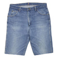 WRANGLER Womens Denim Blue Regular Fit XL W38 Cotton Blend Shorts