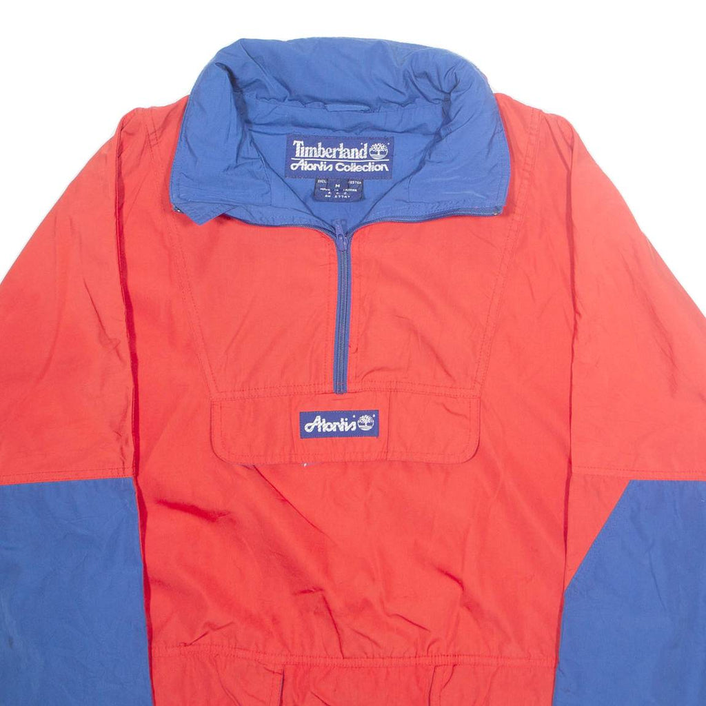 TIMBERLAND Mens Pullover Jacket Red M