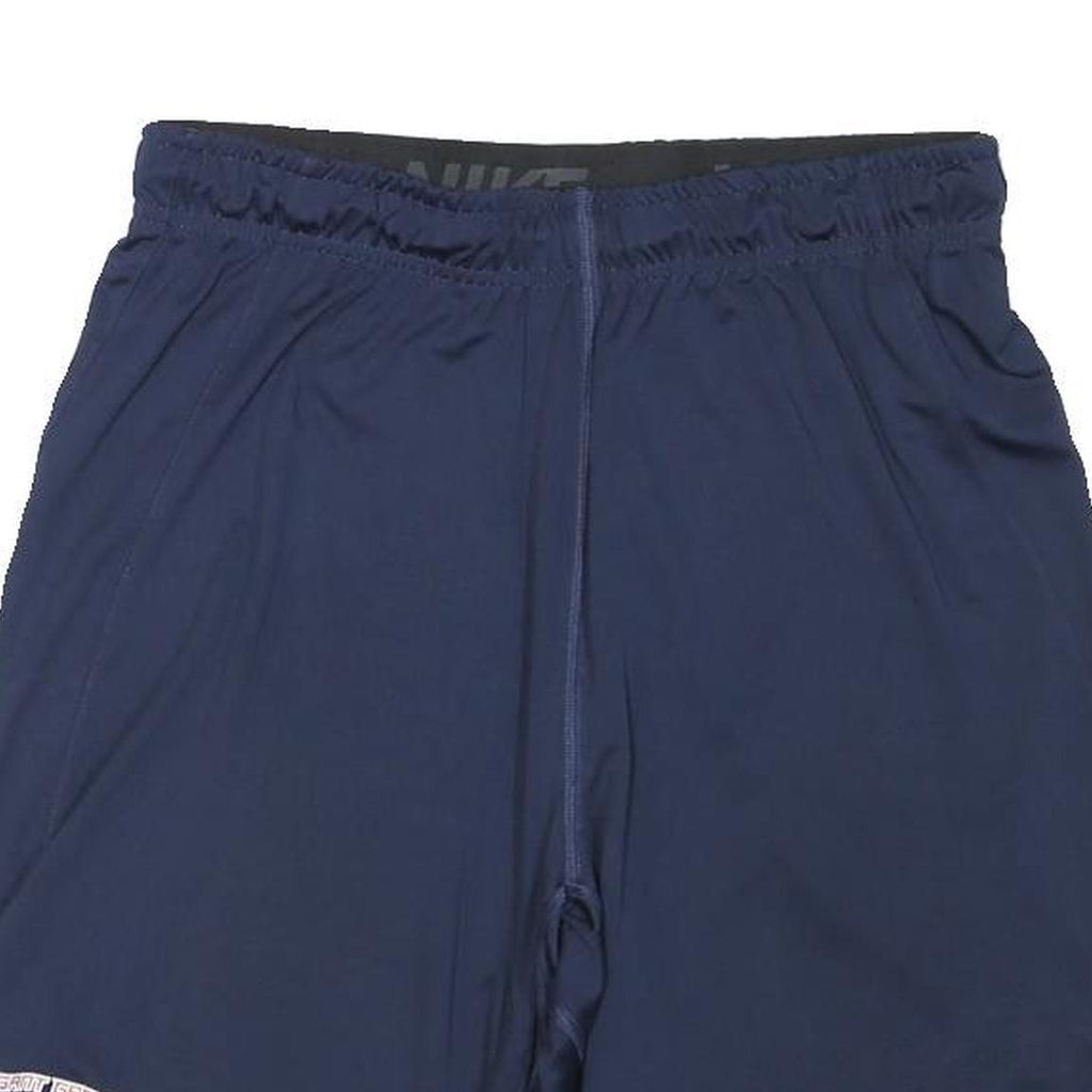 NIKE Mens Shorts Blue Casual M W28 Pleasant Grove Eagle Logo Polyester Blend