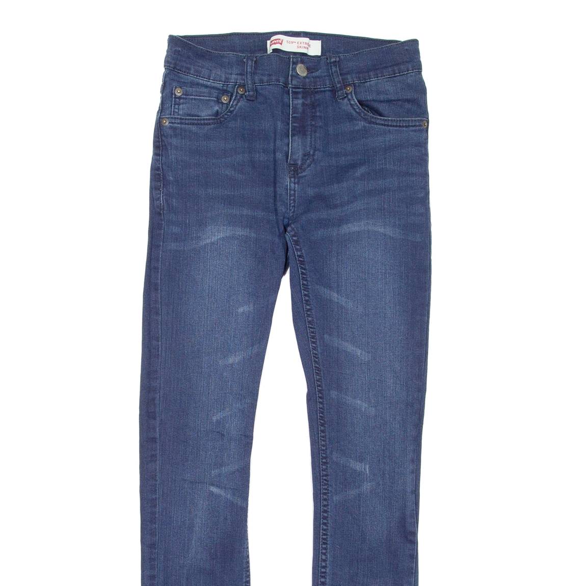 LEVI'S 519 Jeans Extreme Skinny Womens Blue Slim Skinny Stone Wash W28 L28