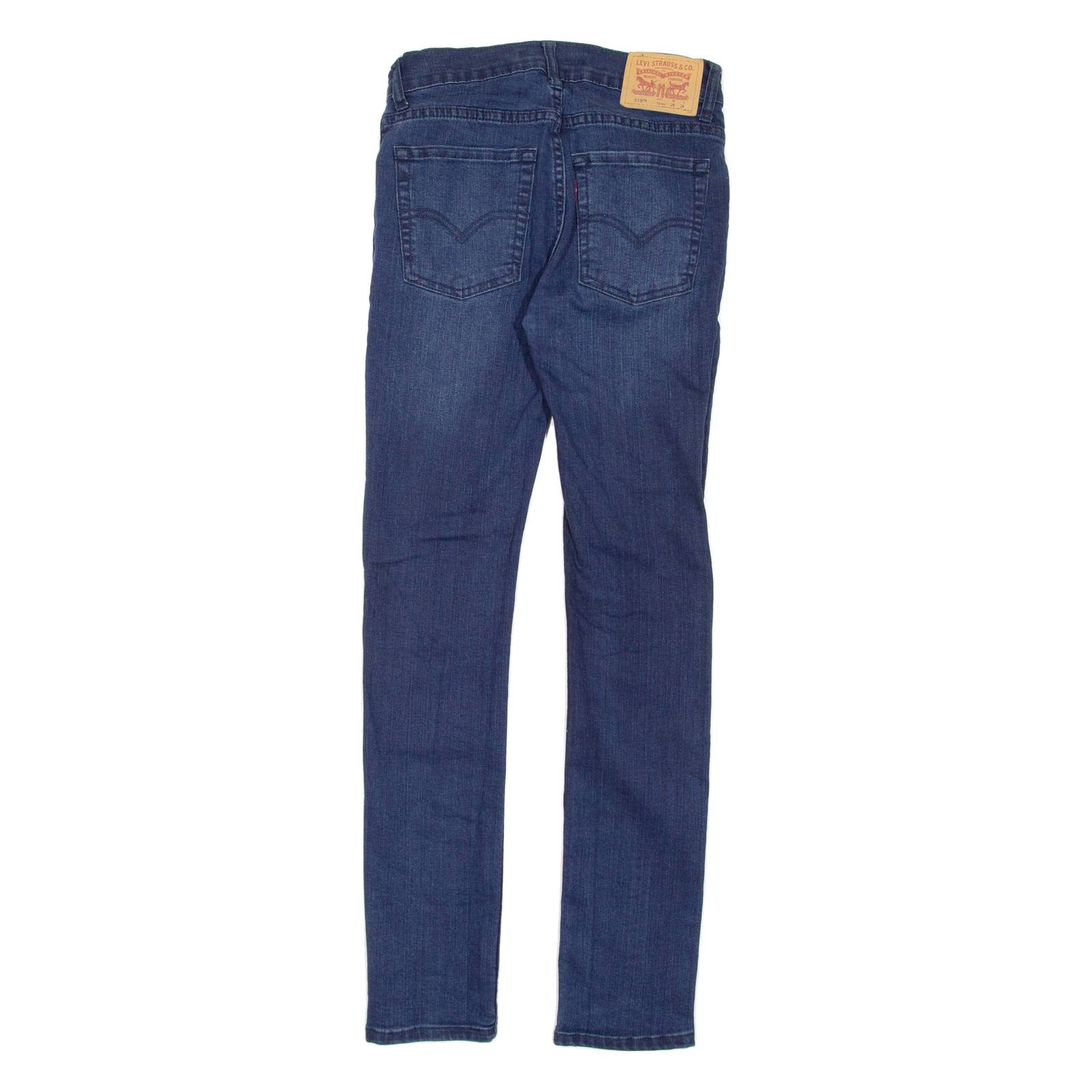 LEVI'S 519 Jeans Extreme Skinny Womens Blue Slim Skinny Stone Wash W28 L28