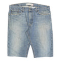 LEVI'S Mens Denim Blue Low Boot Cut Shorts XL W38 Casual Cotton Blend