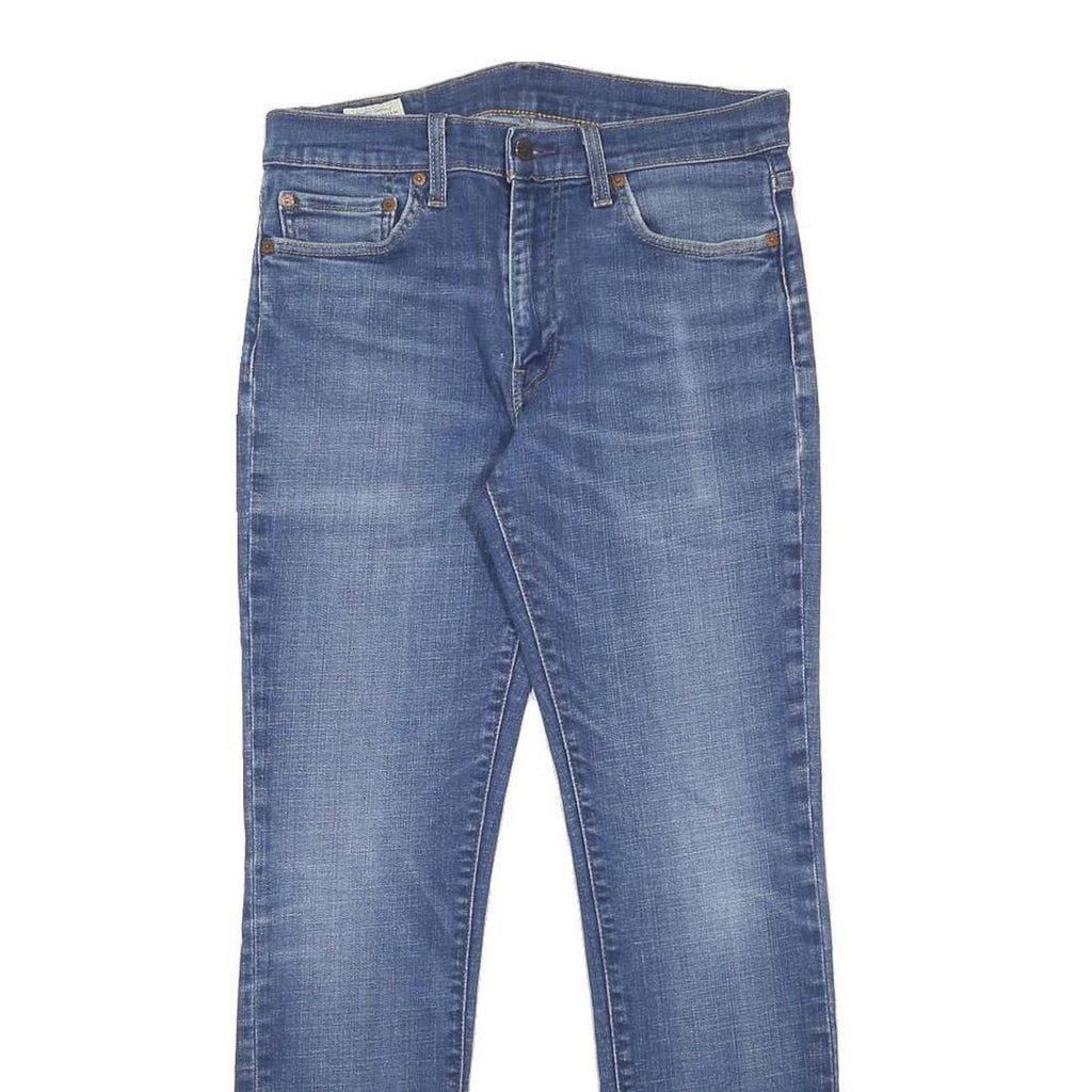 LEVI'S 511 BIG E Mens Slim Jeans Denim Medium W30 L32 Zip Cotton Blend