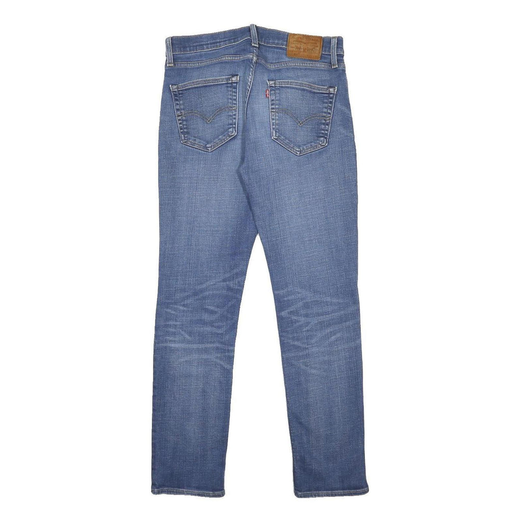 LEVI'S 511 BIG E Mens Slim Jeans Denim Medium W30 L32 Zip Cotton Blend