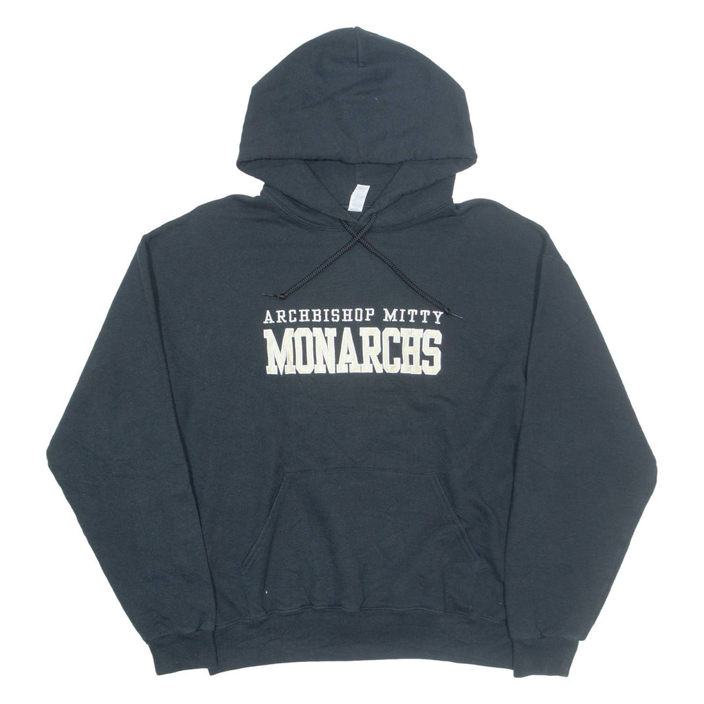 JERZEES Monarchs Mens Black Hoodie USA L