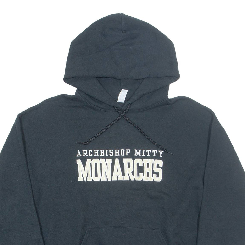 JERZEES Monarchs Mens Black Hoodie USA L