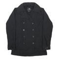 THE NORTH FACE Womens Black Button Jacket S Polyester Plain Outdoor Casual