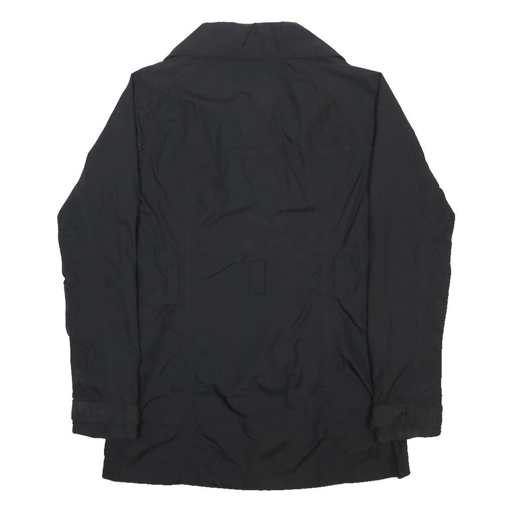 THE NORTH FACE Womens Black Button Jacket S Polyester Plain Outdoor Casual