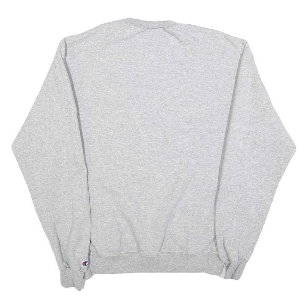 CHAMPION Mens Grey Georgia Bulldog Print Crew Neck M Cotton Blend Sweatshirt