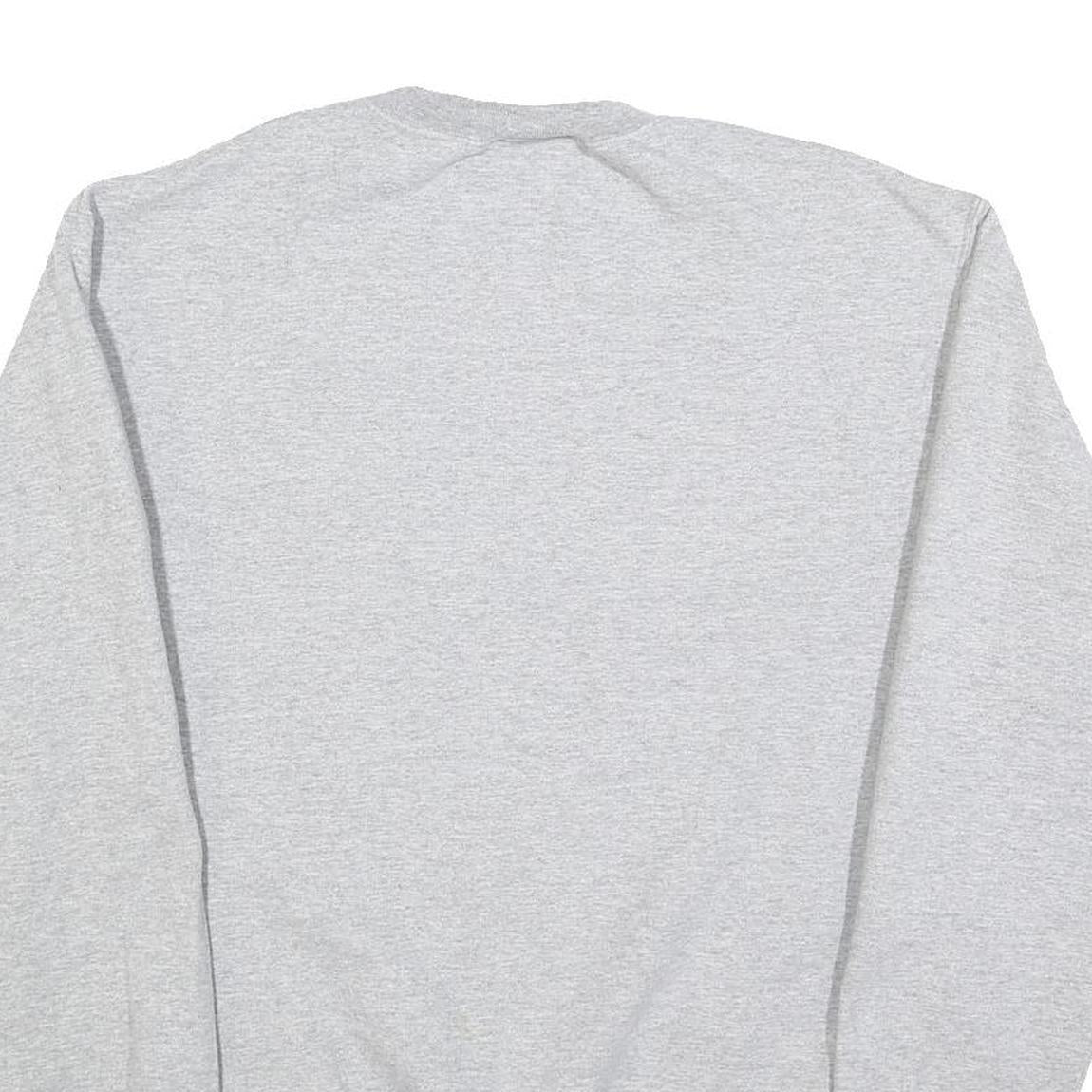 CHAMPION Mens Grey Georgia Bulldog Print Crew Neck M Cotton Blend Sweatshirt