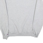 CHAMPION Mens Grey Georgia Bulldog Print Crew Neck M Cotton Blend Sweatshirt