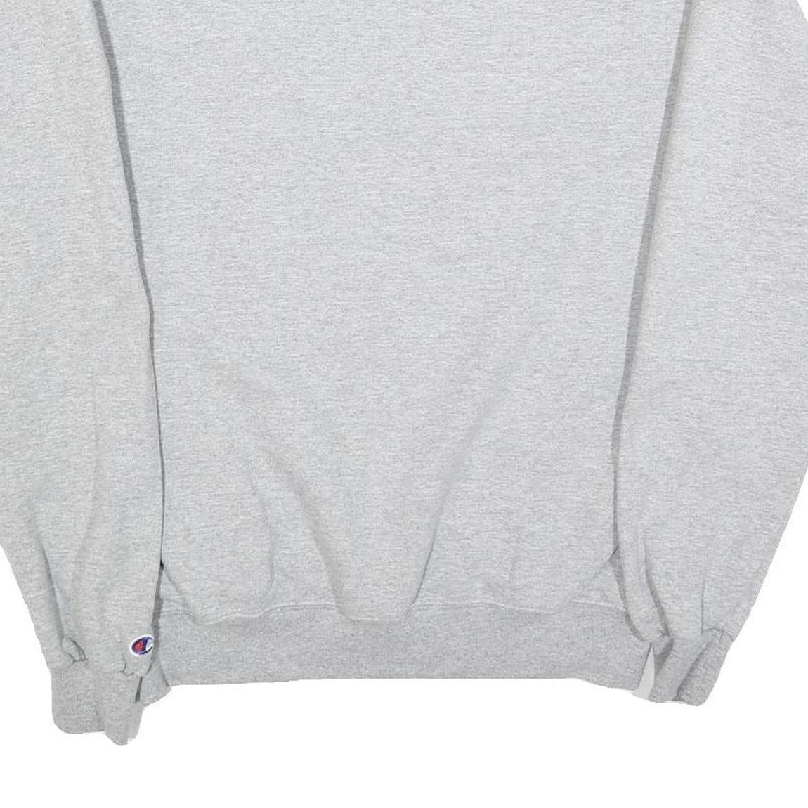 CHAMPION Mens Grey Georgia Bulldog Print Crew Neck M Cotton Blend Sweatshirt