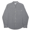 TIMBERLAND Mens Black & White Check Shirt L Cotton Buttoned Casual