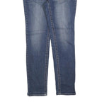 AMETHYST Womens Slim Blue Cotton Blend Denim Jeans W32 L32 Stylish Pocket Detail