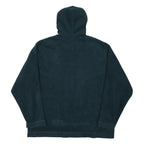 CHAMPION Mens Black Hoodie Pullover Plain Crew Neck Basic Knit L Zip Up Casual