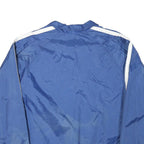 NIKE Womens Blue Plain Jacket M Polyester Blend Zip Sports Casual Lightweight