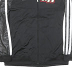 ADIDAS Mens Black & White Miami Heat Track Jacket XL Polyester Blend Zip