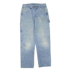 DICKIES Mens Regular Fit Blue Denim Rinse Wash Jeans W30 L28 Workwear Zip