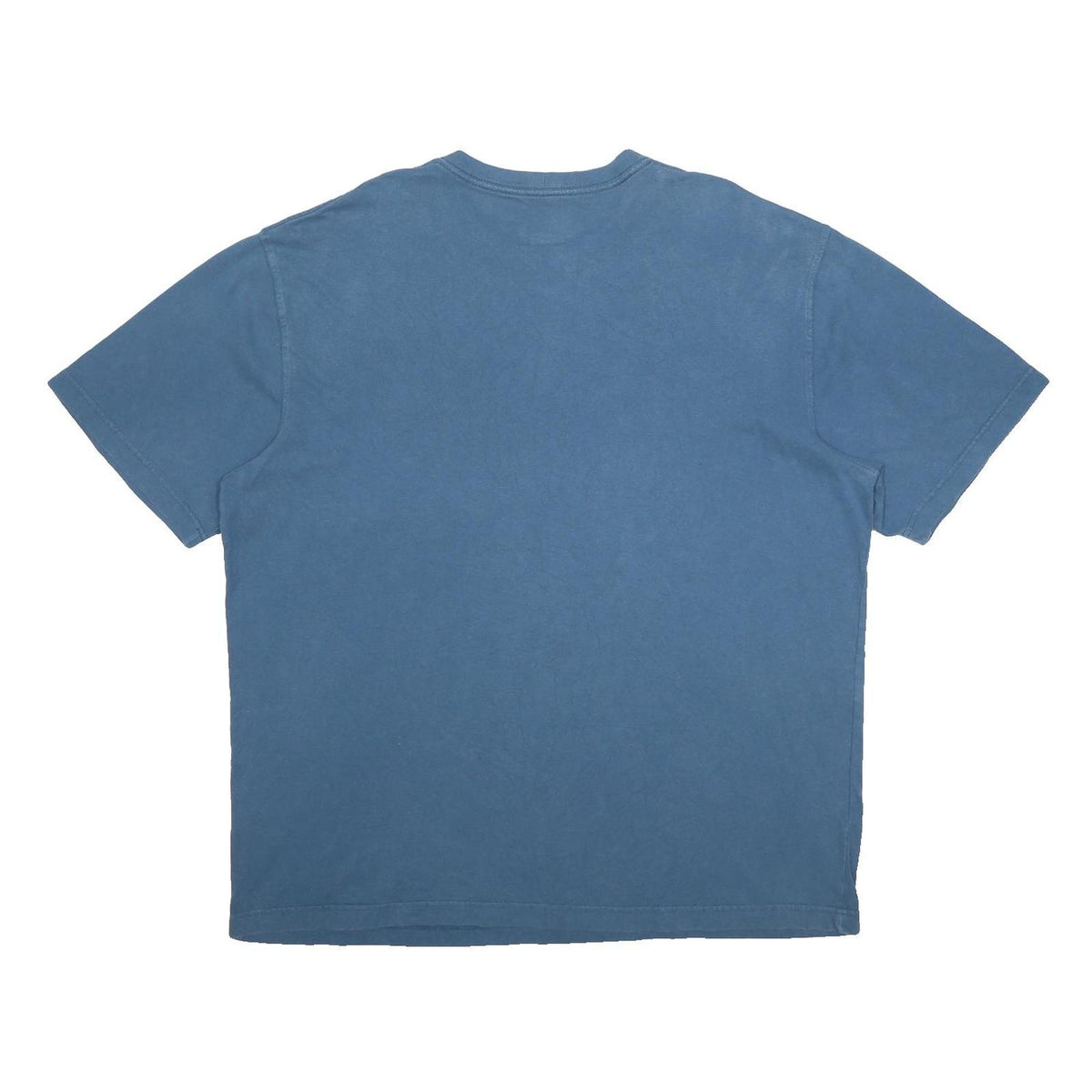 CARHARTT Mens Blue & Yellow Logo Pocket T-Shirt XL Short Sleeve Crew Neck Casual