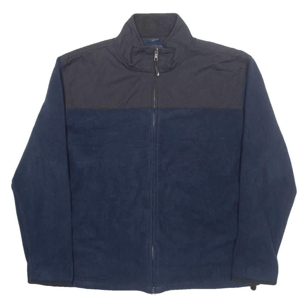 NAUTICA Mens Fleece Jacket Blue L