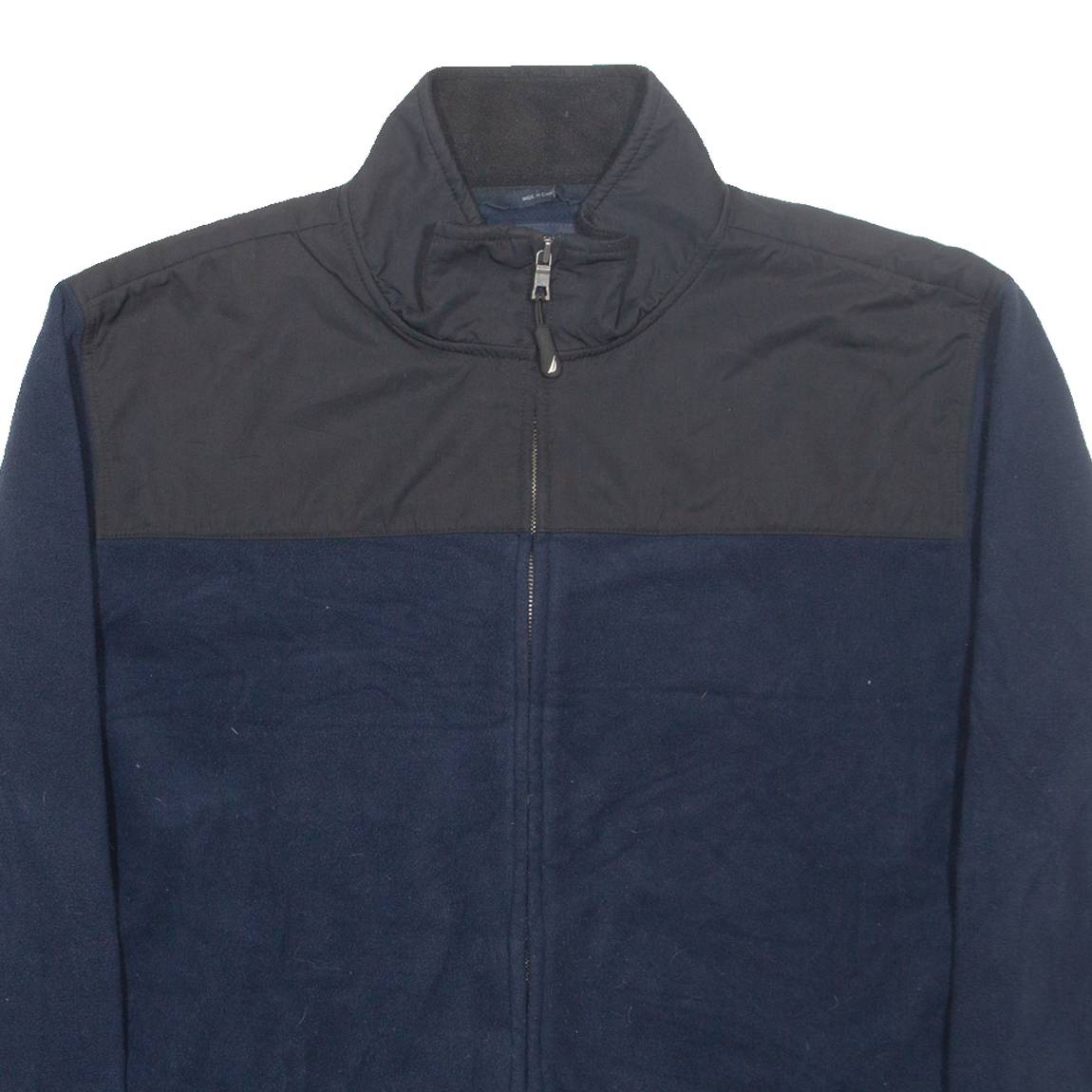 NAUTICA Mens Fleece Jacket Blue L