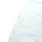 TOMMY HILFIGER Mens White Pinstripe Cotton Shirt L Classic Formal Button Down