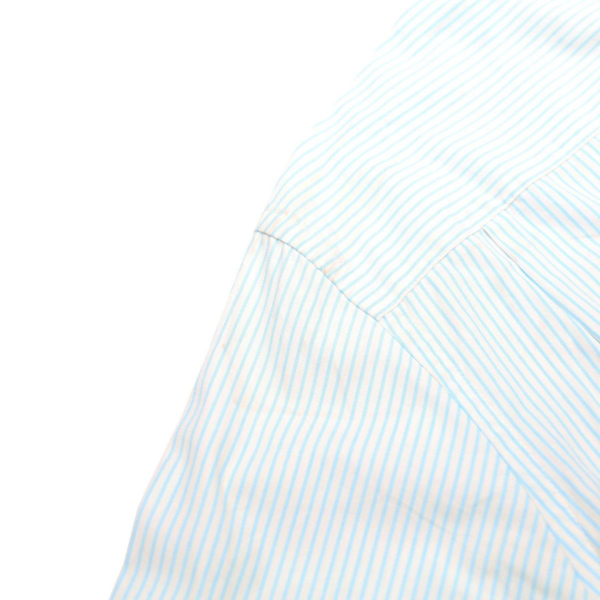 TOMMY HILFIGER Mens White Pinstripe Cotton Shirt L Classic Formal Button Down