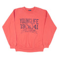 MV SPORTS Young Life Lost Canyon Mens Sweatshirt Pink USA L
