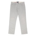 TOMMY HILFIGER Mens Cotton Blend Grey Regular Straight Trousers W32 L30 Casual
