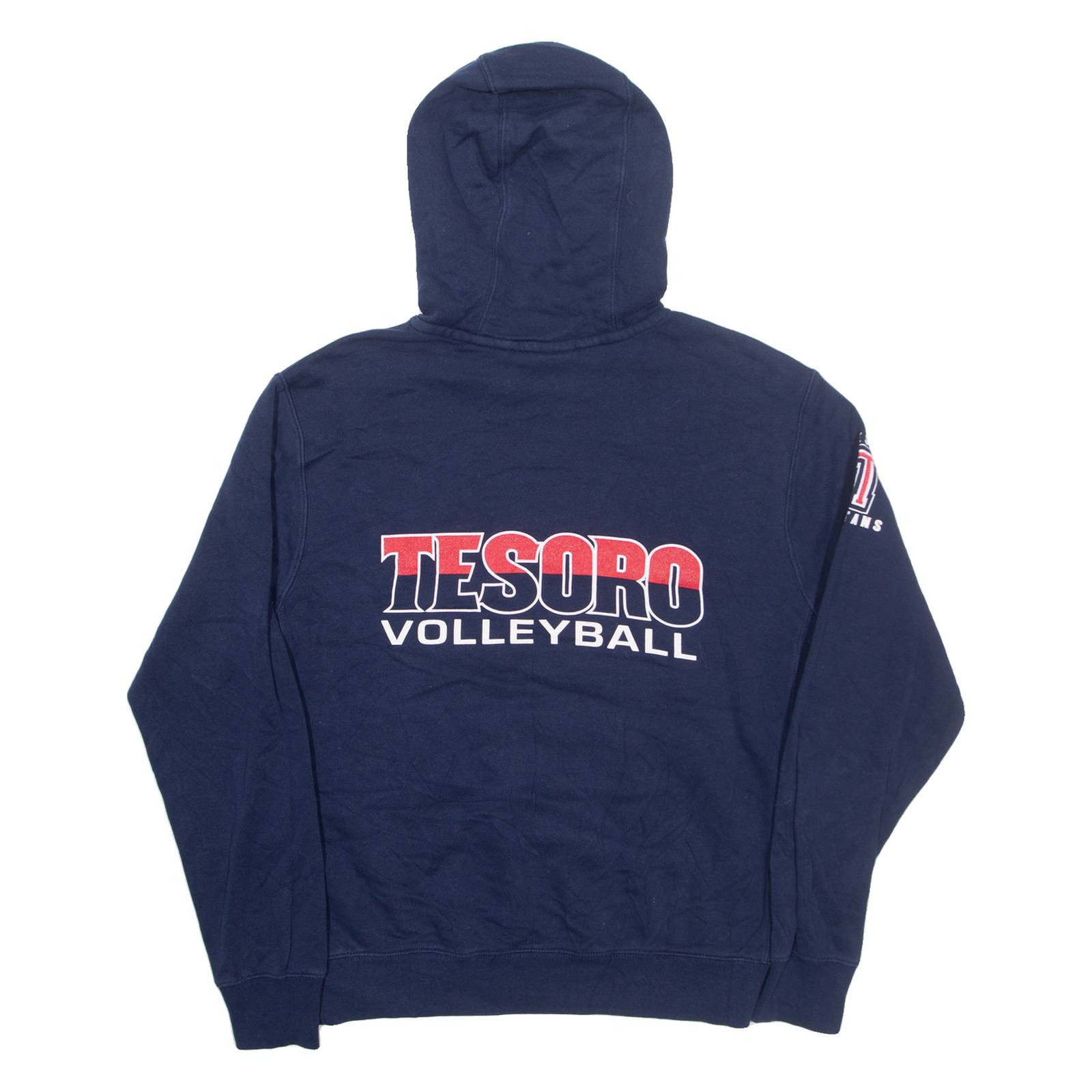 NIKE Tesoro Titans Volleyball Mens Blue Hoodie USA M