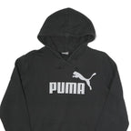 PUMA Womens Black Hoodie S Cotton Blend Pullover Casual Sports Sweatshirt