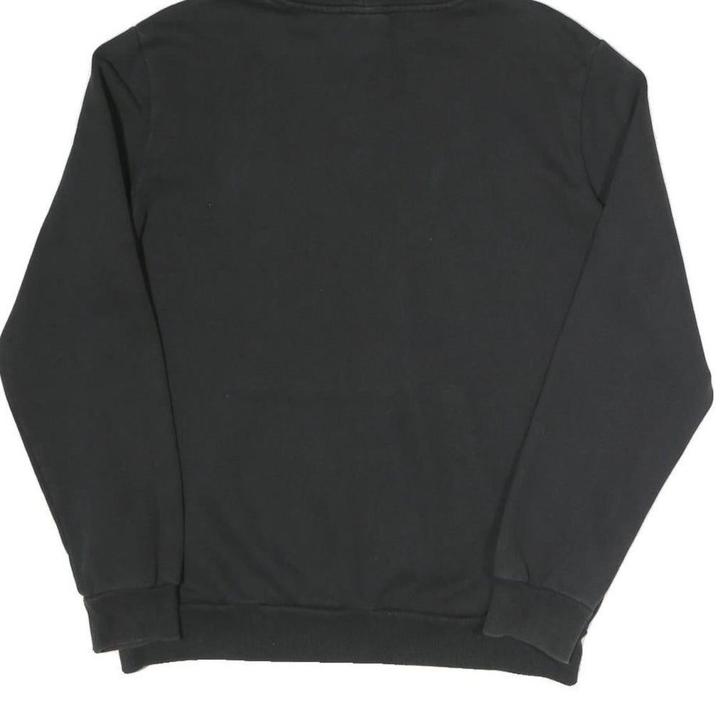 PUMA Womens Black Hoodie S Cotton Blend Pullover Casual Sports Sweatshirt