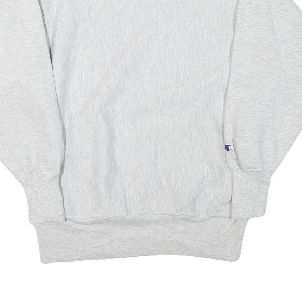 CHAMPION Mens Grey Crew Neck XL Cotton Blend Pullover Sweatshirt Casual