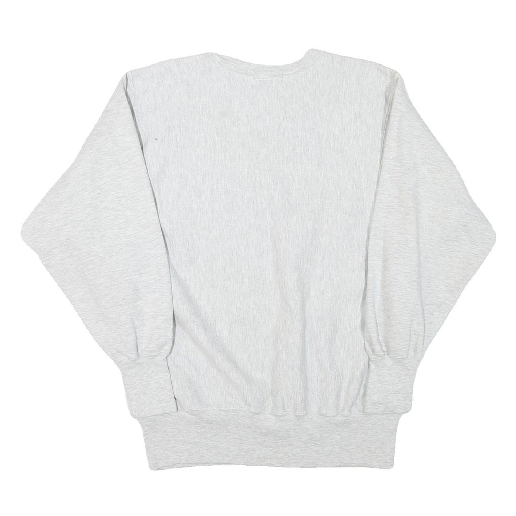 CHAMPION Mens Grey Crew Neck XL Cotton Blend Pullover Sweatshirt Casual