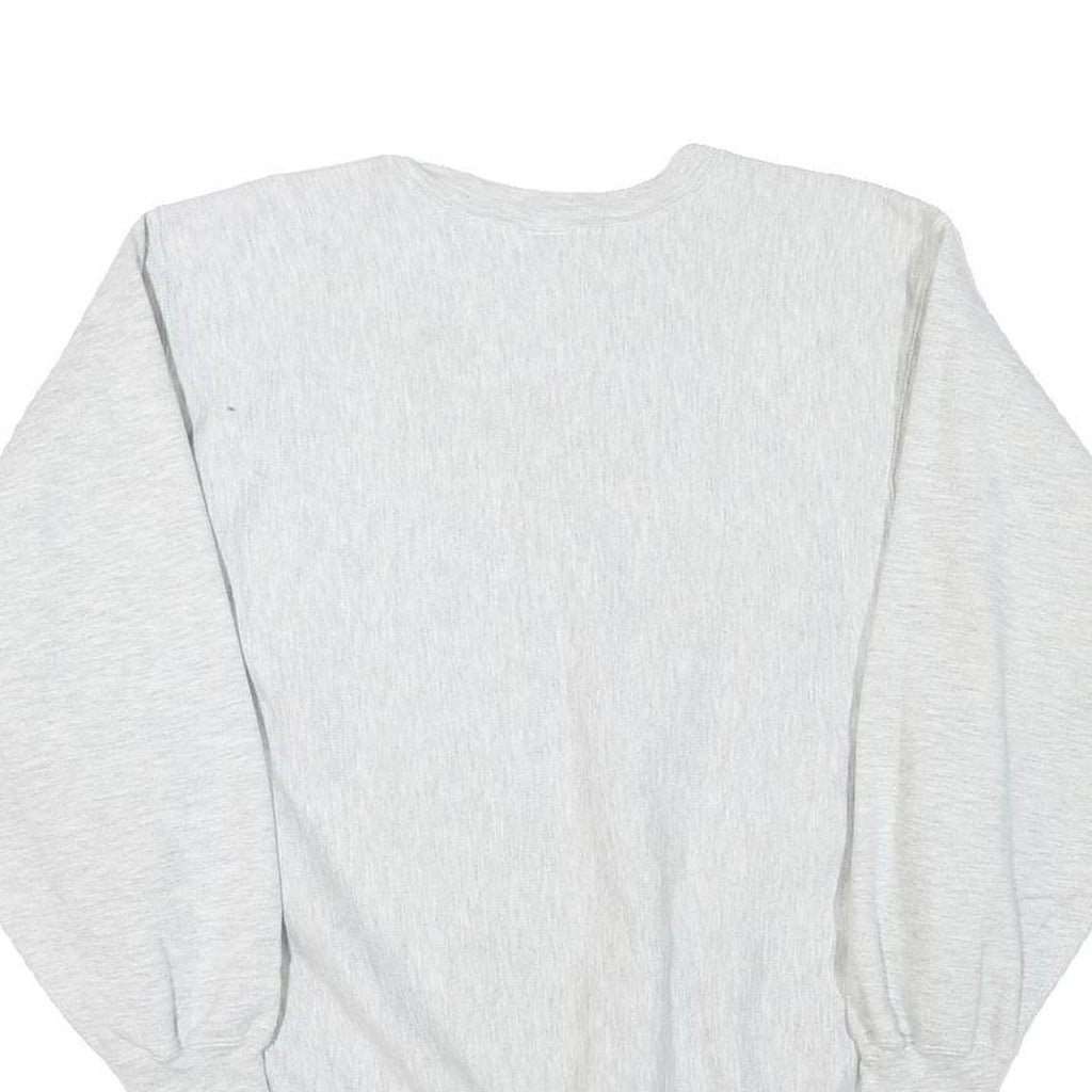 CHAMPION Mens Grey Crew Neck XL Cotton Blend Pullover Sweatshirt Casual