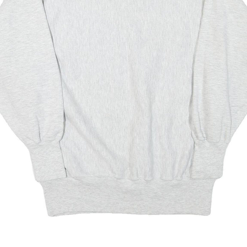 CHAMPION Mens Grey Crew Neck XL Cotton Blend Pullover Sweatshirt Casual