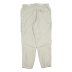 BIG PACK Mens Beige Polyester Blend Regular Fit Cargo Trousers W34 L32 Zip