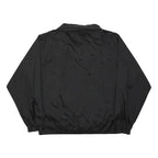 FILA Mens Black Zip Jacket M Polyamide Plain Lightweight Sportswear