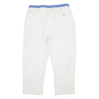 TOMMY JEANS Mens Sweatpants Cream Straight L W34 L25