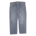 LEVI'S Mens Regular Fit Blue Denim Jeans W36 L32 Classic Cotton Zip Pockets