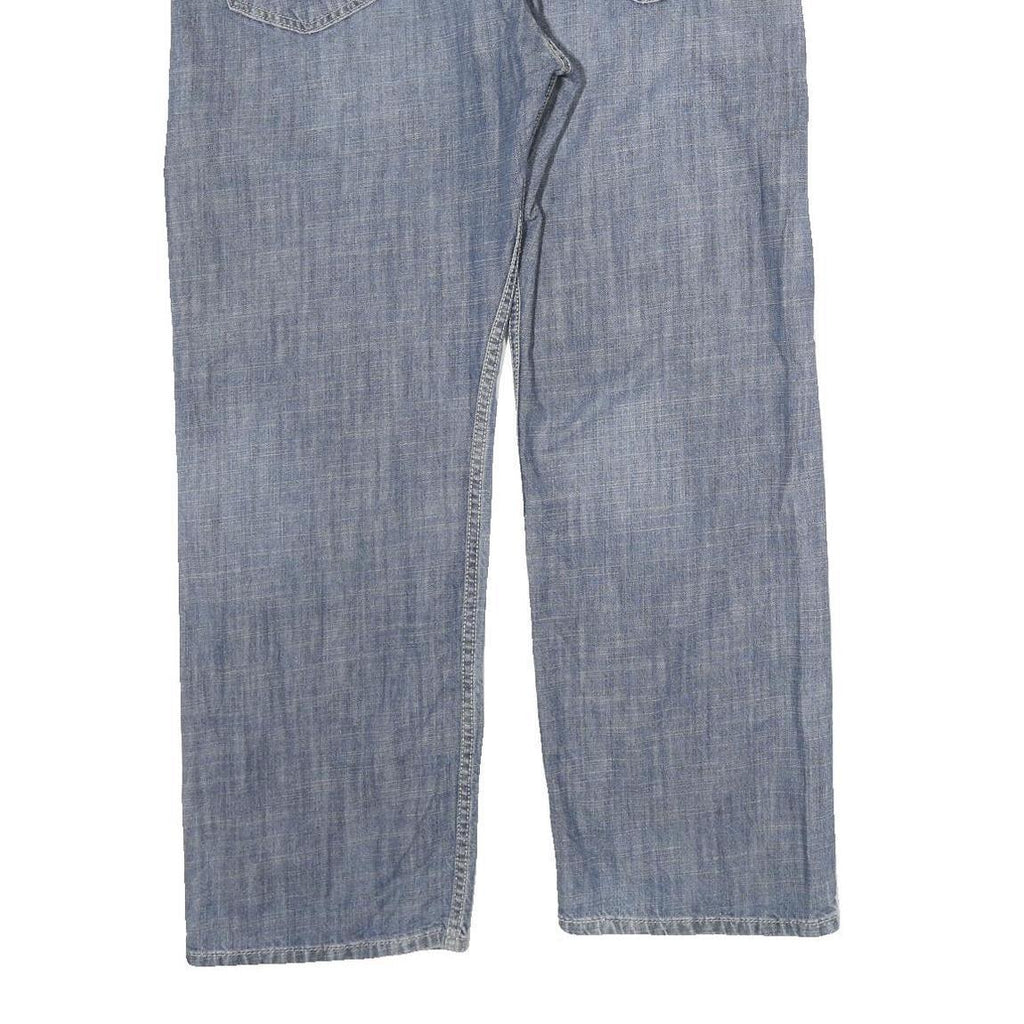 LEVI'S Mens Regular Fit Blue Denim Jeans W36 L32 Classic Cotton Zip Pockets