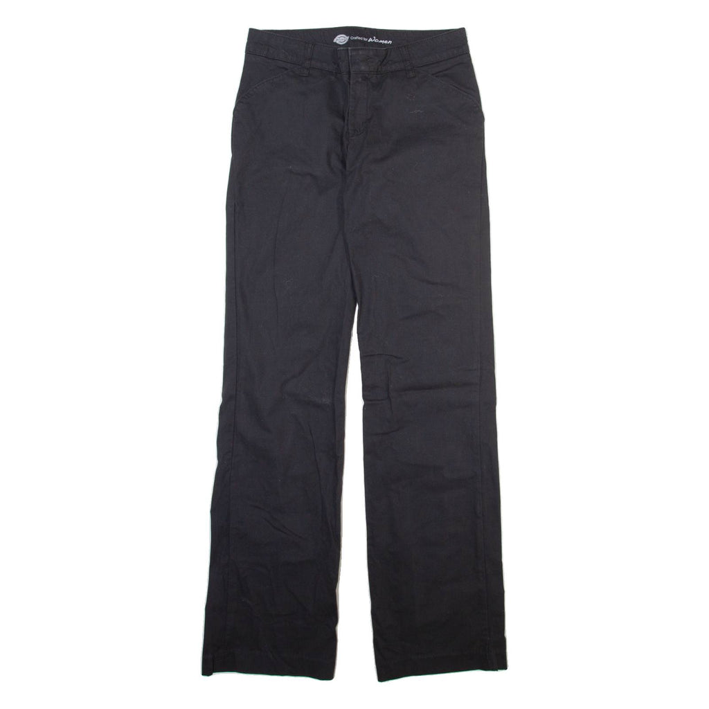 DICKIES Womens Trousers Grey Relaxed Bootcut W28 L33