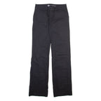 DICKIES Womens Trousers Grey Relaxed Bootcut W28 L33